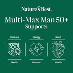Nature's Best Multi, Max Man 50+ Multivitamin, 90 Tablets - New - BBE 04/2027