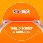 Cura-Heat Back & Shoulder Pain Relief Heat Patch Direct-to-Skin - 7 Patches - Damaged Box - BBE 09/2028