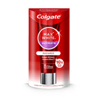Colgate Max White Ultimate Radiance Whitening Toothpaste 75ml - 10X Whiter Teeth - Instant Whitening - Enamel Safe - Damaged Box - BBE 01/2028