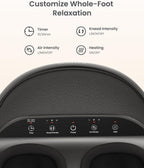 RENPHO Foot Massager with Heat, Shiatsu Massage Machine with Deep Kneading - Damaged Box