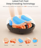 RENPHO Foot Massager with Heat, Shiatsu Massage Machine with Deep Kneading - Damaged Box