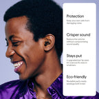 Loop Experience 2 Ear Plugs - Stylish Certified Hearing Protection for Concerts & Festivals, Live Events, Musicians, Sports, DJs and Nightlife - 17dB Noise Reduction Earplugs (High-Fidelity) - Damaged Box