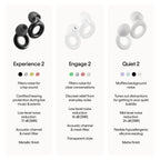 Loop Experience 2 Ear Plugs - Stylish Certified Hearing Protection for Concerts & Festivals, Live Events, Musicians, Sports, DJs and Nightlife - 17dB Noise Reduction Earplugs (High-Fidelity) - Damaged Box