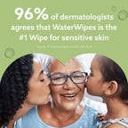 WaterWipes Sensitive+ Baby & Toddler Wipes, 99.9% Water, Unscented, 12 Pack - New - BBE 12/2027