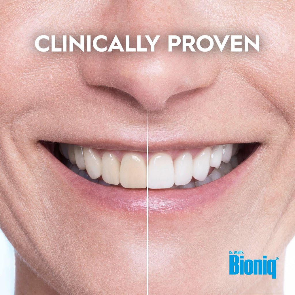 Bioniq(R) White Filler Toothpaste - 1 x 100 ml - Gentle Whitening Toothpaste with Hydroxyapatite - Protects and Strengthens Enamel - for Smooth and White Teeth - Gently Removes Stains, Fluoride-Free - Damaged Box