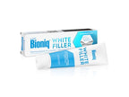 Bioniq(R) White Filler Toothpaste - 1 x 100 ml - Gentle Whitening Toothpaste with Hydroxyapatite - Protects and Strengthens Enamel - for Smooth and White Teeth - Gently Removes Stains, Fluoride-Free - Damaged Box