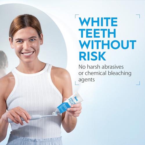 Bioniq(R) White Filler Toothpaste - 1 x 100 ml - Gentle Whitening Toothpaste with Hydroxyapatite - Protects and Strengthens Enamel - for Smooth and White Teeth - Gently Removes Stains, Fluoride-Free - Damaged Box