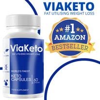 Via Keto - Weight Loss Support for Men & Women - 1 Month Supply - Fitness Hero Supplement - New