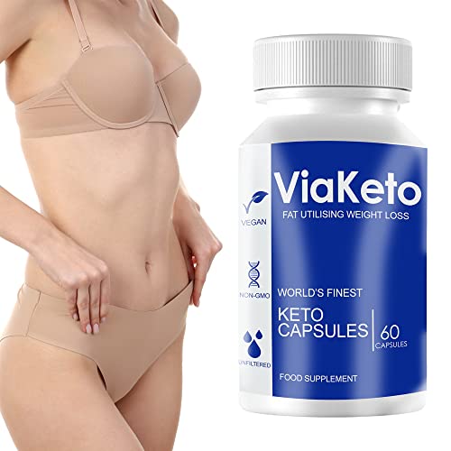Via Keto - Weight Loss Support for Men & Women - 1 Month Supply - Fitness Hero Supplement - New