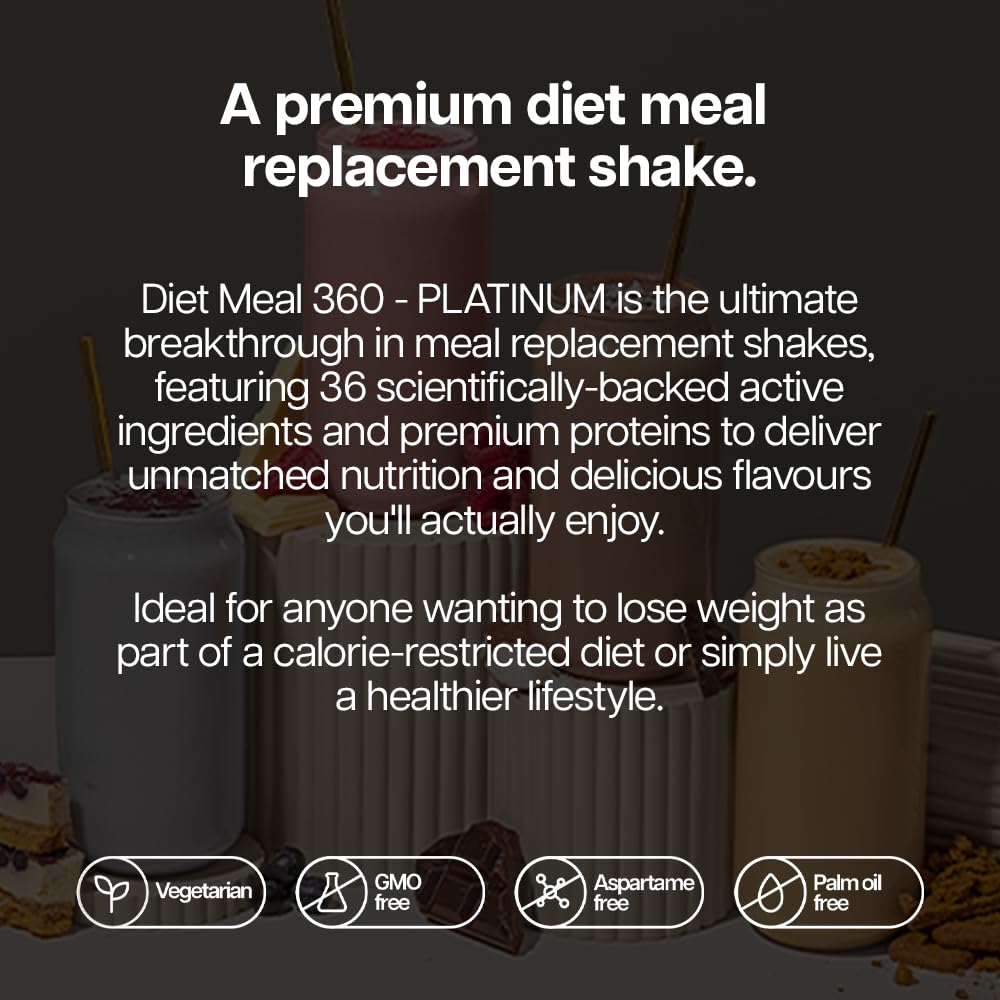 Protein Works Diet Meal 360 Platinum Protein Powder - Caramel Latte 500g Weight Loss Shake - New - BBE 03/2027