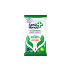 Sani Hands Anti-bacterial Hand Wipes - 120 Wipes (10x12) - Biodegradable, Dermatologically Tested Wet Wipes - Damaged Box
