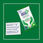 Sani Hands Anti-bacterial Hand Wipes - 120 Wipes (10x12) - Biodegradable, Dermatologically Tested Wet Wipes - Damaged Box