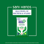 Sani Hands Anti-bacterial Hand Wipes - 120 Wipes (10x12) - Biodegradable, Dermatologically Tested Wet Wipes - Damaged Box