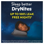 HUGGIES DryNites, Pyjama Pants, Boys 8-13 Years (30-48KG), 52 x Bedwetting Pants, Up to 100% Leak Free Nights - New