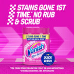 Vanish Gold Oxi Action Stain Remover Powder for clothes, 1.5kg, No Pre-Treat Needed, Safe on Colours & Whites - New