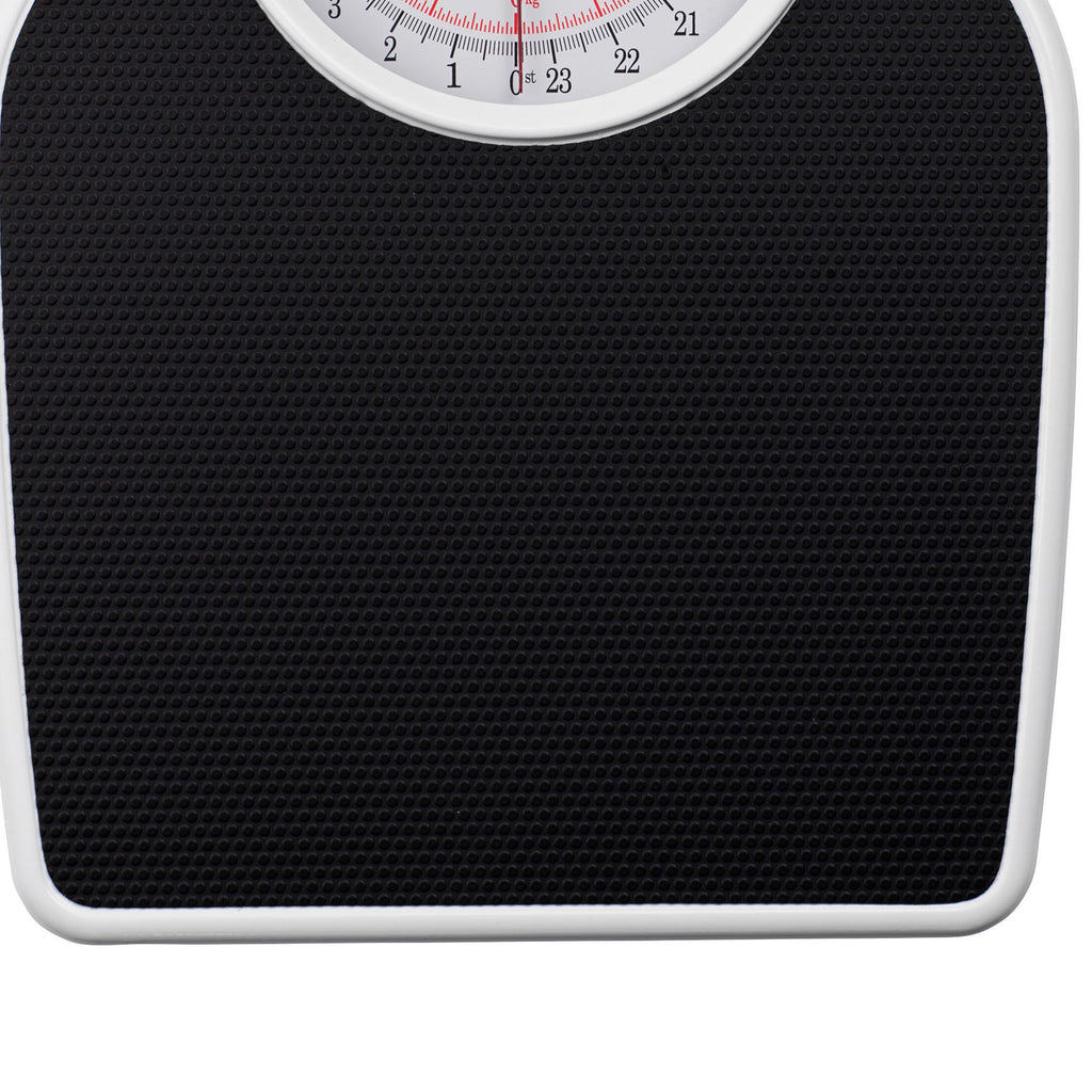 Salter Doctor's Style Mechanical Bathroom Scale - White, Easy Read Dial, 150kg/23st 7lb, Large Platform, No Batteries - Very Good