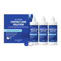 Healthcare by Amazon All-In-One Contact Lens Solution - Soft Lenses, Bio-Tolerable, Sensitive Eyes, 3 x 360ml - Damaged Box
