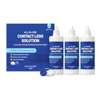 Healthcare by Amazon All-In-One Contact Lens Solution - Soft Lenses, Bio-Tolerable, Sensitive Eyes, 3 x 360ml - Damaged Box