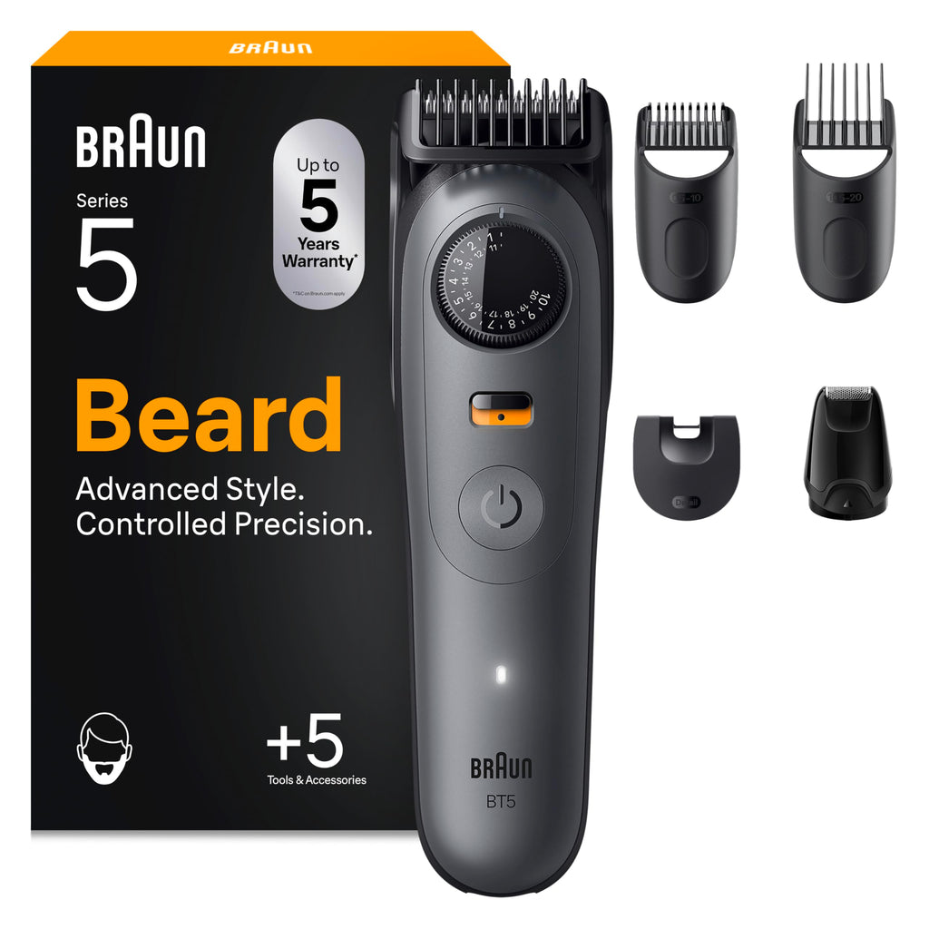 Braun Series 5 Beard Trimmer, BT5525, Grey - Damaged Box