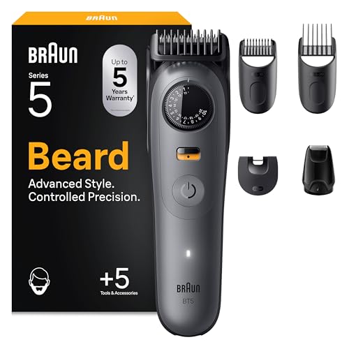 Braun Series 5 Beard Trimmer, BT5525, Grey - Damaged Box