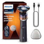 Philips Shaver 5000X Series, Wet and Dry Electric Shaver, Skin Protect Technology, 360 Flexing Head, 1 h Charging/5 min. Quick Charge, P-Cap, Orange, Model X5012/00 - Damaged Box