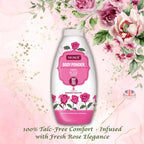 Nuage Talc Free Body Powder 250g x 4 Pack - Lavender, Rose, Water Lily, Cherry Blossom - Moisture Absorbing for Men & Women - New