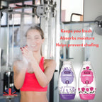 Nuage Talc Free Body Powder 250g x 4 Pack - Lavender, Rose, Water Lily, Cherry Blossom - Moisture Absorbing for Men & Women - New