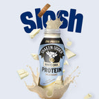 Shaken Udder White Chocolate Protein Milkshake - 8 x 330ml - High Protein, Calcium, Gluten-Free Drink - Damaged Box - BBE 02/2027