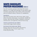 Shaken Udder White Chocolate Protein Milkshake - 8 x 330ml - High Protein, Calcium, Gluten-Free Drink - Damaged Box - BBE 02/2027