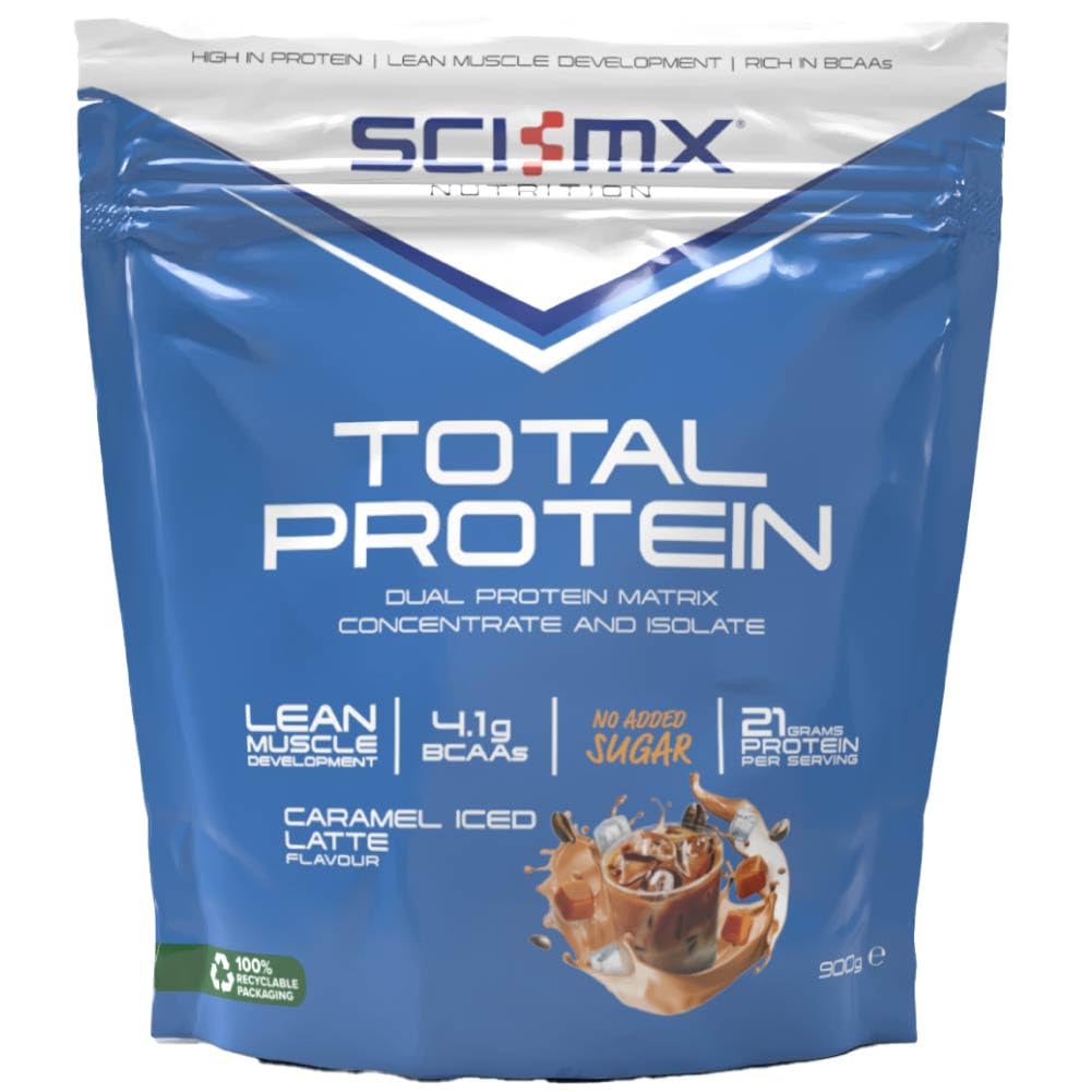 SCI-MX Total Protein Powder o Lean Muscle o Banoffee Flavour o 900g - New - BBE 08/2027