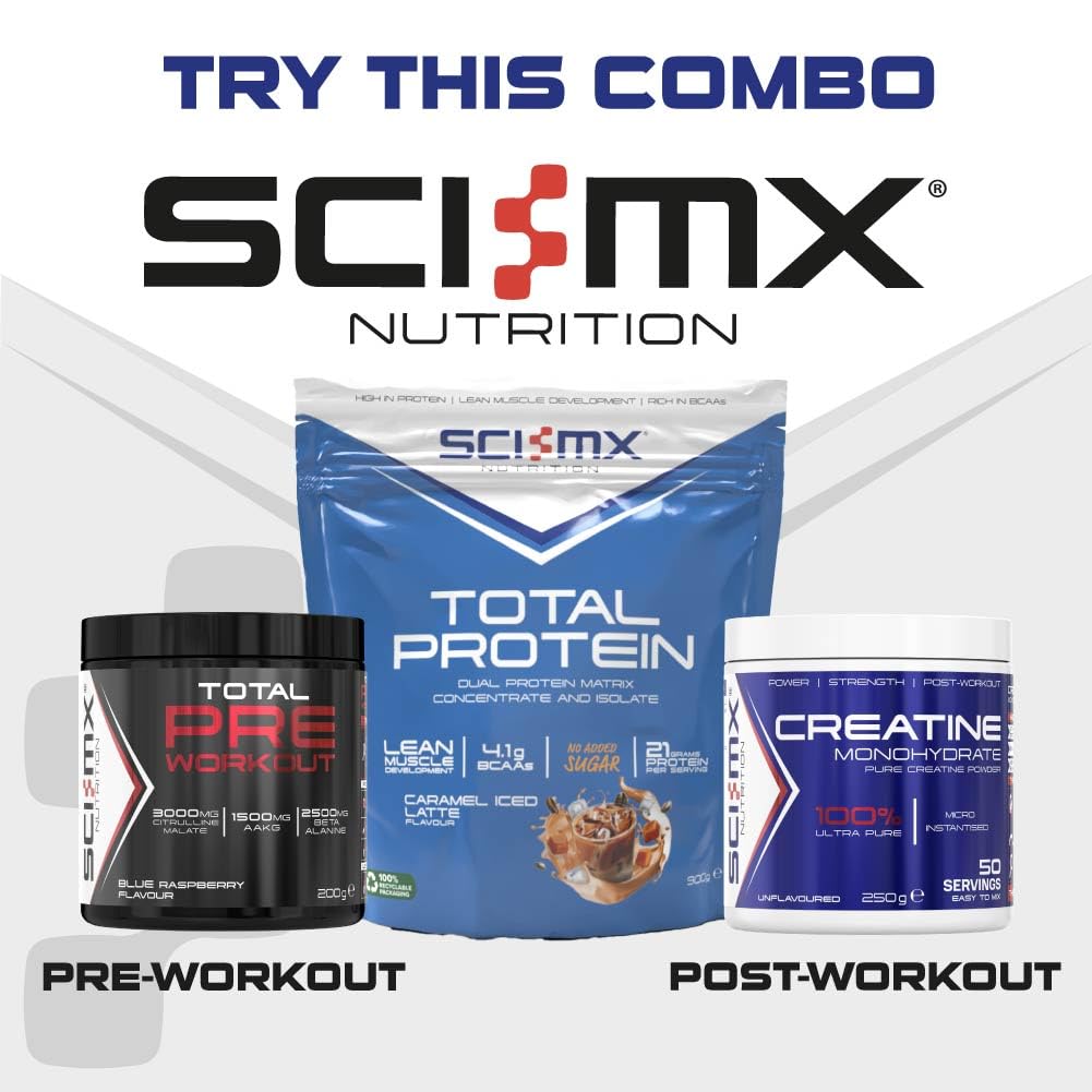 SCI-MX Total Protein Powder o Lean Muscle o Banoffee Flavour o 900g - New - BBE 08/2027