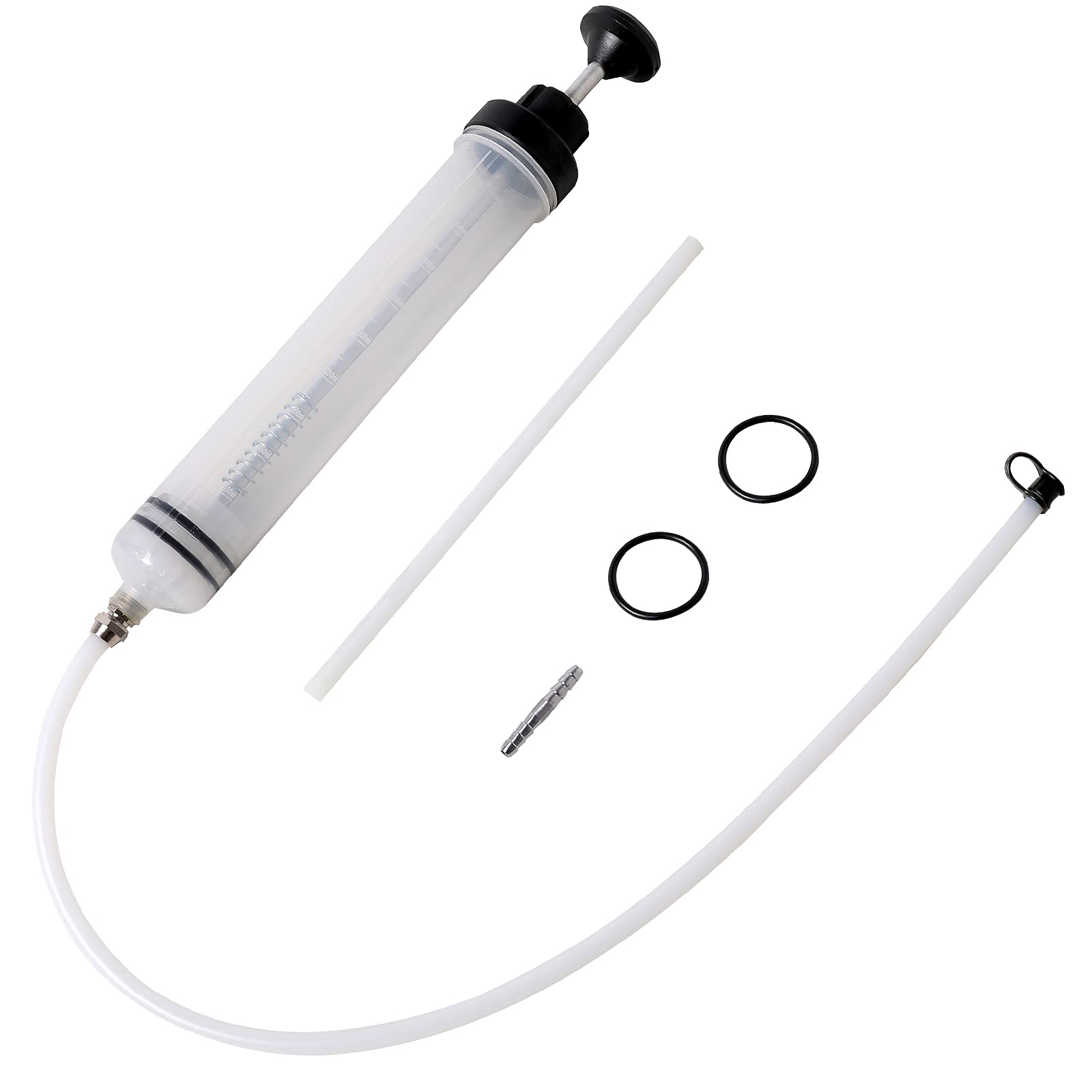 LEMOTO Oil Syringe Manual Fluid Extractor Pump - 500cc Gear Brake Fluid Transfer Automotive Tool - Like New