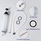 LEMOTO Oil Syringe Manual Fluid Extractor Pump - 500cc Gear Brake Fluid Transfer Automotive Tool - Like New