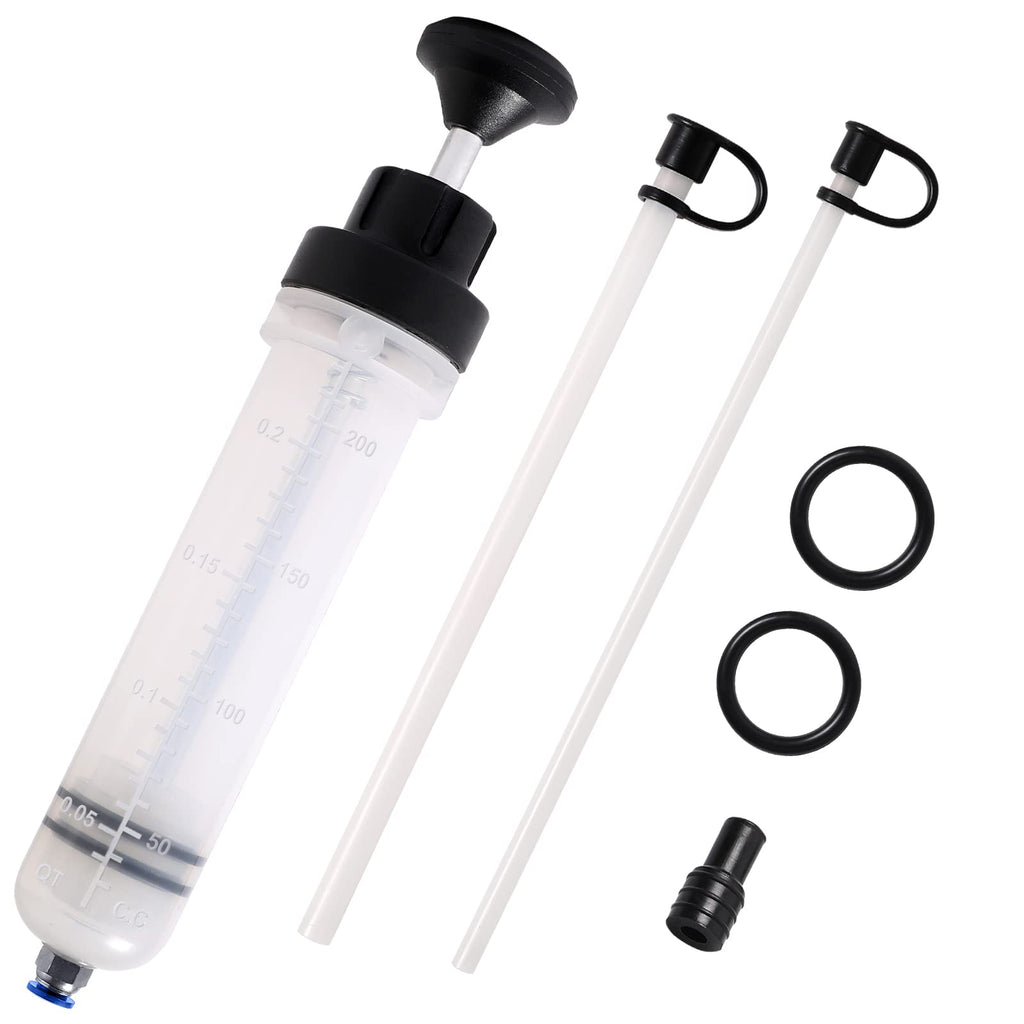 LEMOTO Oil Syringe Manual Fluid Extractor Pump - 500cc Gear Brake Fluid Transfer Automotive Tool - Like New