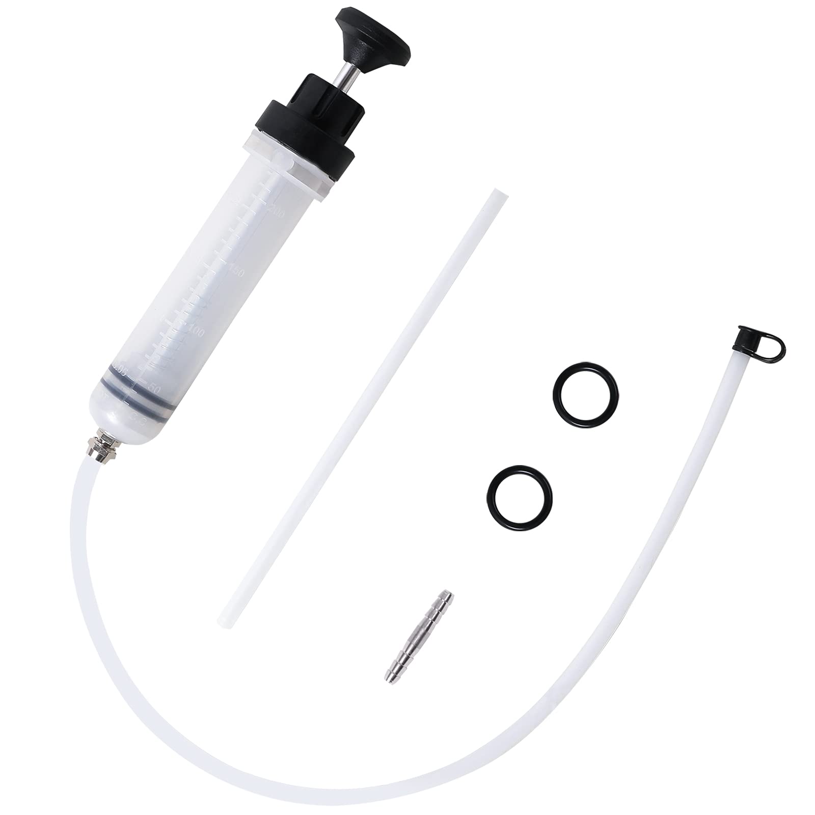 LEMOTO Oil Syringe Manual Fluid Extractor Pump - 500cc Gear Brake Fluid Transfer Automotive Tool - Like New
