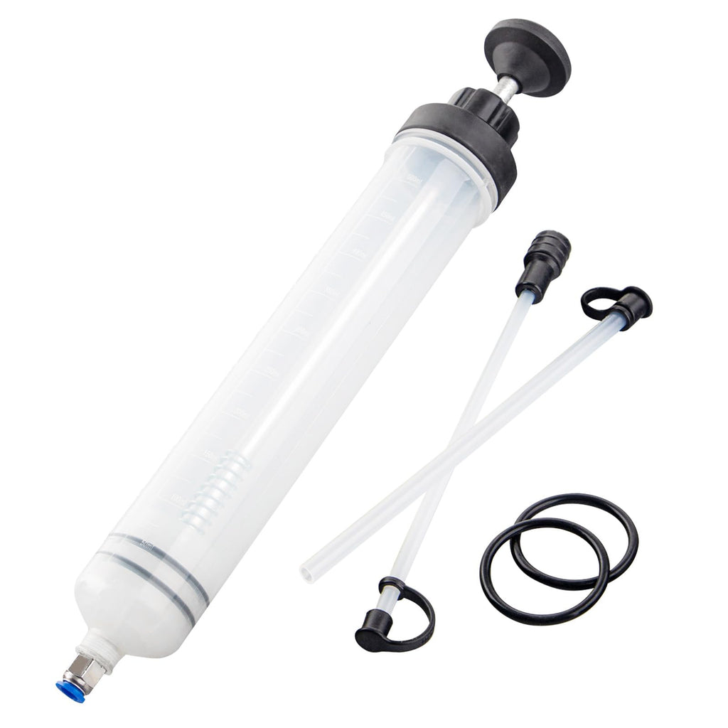 LEMOTO Oil Syringe Manual Fluid Extractor Pump - 500cc Gear Brake Fluid Transfer Automotive Tool - Like New