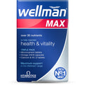 Wellman Max Multivitamin 84 Tablets - Men's Health Formula for Energy, Immunity, Testosterone, Bone, Brain, Heart, Vision - Damaged Box - BBE 01/2028
