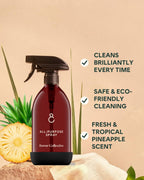 Bower Collective Natural Cleaning Starter Kit, 3 Products with Glass Dispensers | Multi Purpose Cleaner, Limescale Remover & Hand Soap Refills | Eco Friendly Cleaning Products Bundle | Home Essentials - Damaged Box
