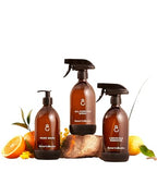 Bower Collective Natural Cleaning Starter Kit, 3 Products with Glass Dispensers | Multi Purpose Cleaner, Limescale Remover & Hand Soap Refills | Eco Friendly Cleaning Products Bundle | Home Essentials - Damaged Box