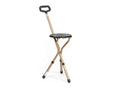 Drive Devilbiss Height Adjustable Aluminium Cane Seat - Walking Stick Stool - Mobility Aid Support - Very Good