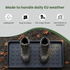 GARDENIX Pack of 3 Shoe Racks, Multi-Purpose Boot Shoe Drip Trays for Rain, Autumn and Winter, 71.5 x 34.5 x 3 cm, Shoe Mat, Drying Mat, Shoe Drip Trays, Plant Bowl - Very Good