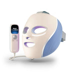 Shark CryoGlow LED Face Mask with Under-Eye Cooling, Anti-Ageing & Blemish Repair, Red & Blue LED, Infrared Light Therapy, USB-C, Remote Control, Storage Bag, Adjustable Straps - Like New