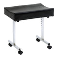 DAYS Adjustable Footstool - Supportive Foots tool with Castors, Height Adjustable Foot Rest Under Desk, Ergonomic Footrest for Living Room & Office, Comfortable & Stable Leg Support for Elderly - Good