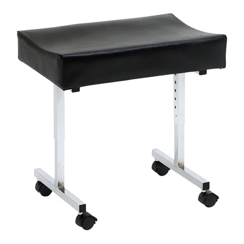 DAYS Adjustable Footstool - Supportive Foots tool with Castors, Height Adjustable Foot Rest Under Desk, Ergonomic Footrest for Living Room & Office, Comfortable & Stable Leg Support for Elderly - Good