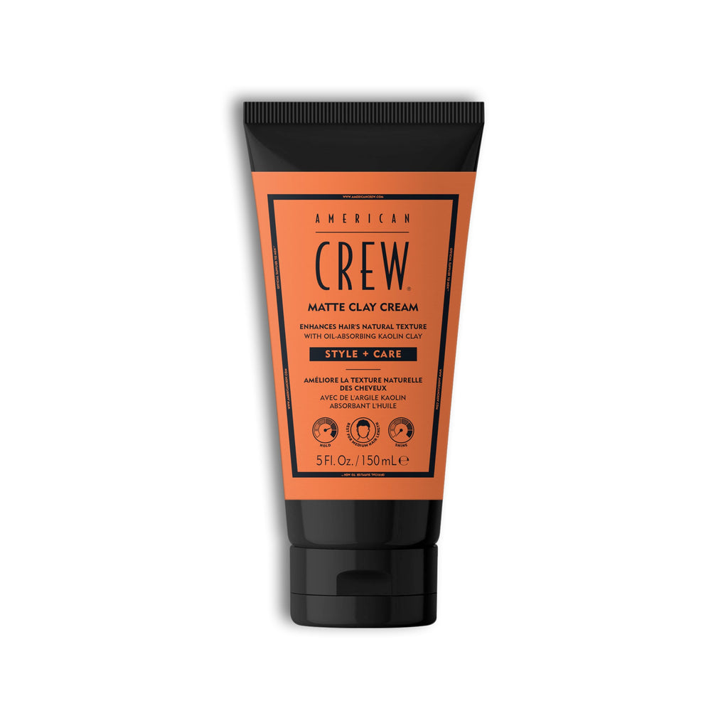 American Crew Matte Clay Cream - Hybrid hair styling clay gel for men | Absorbs Hair Oil & Detoxifies | Medium hold with matte finish | Natural Hair Gel for Men - New