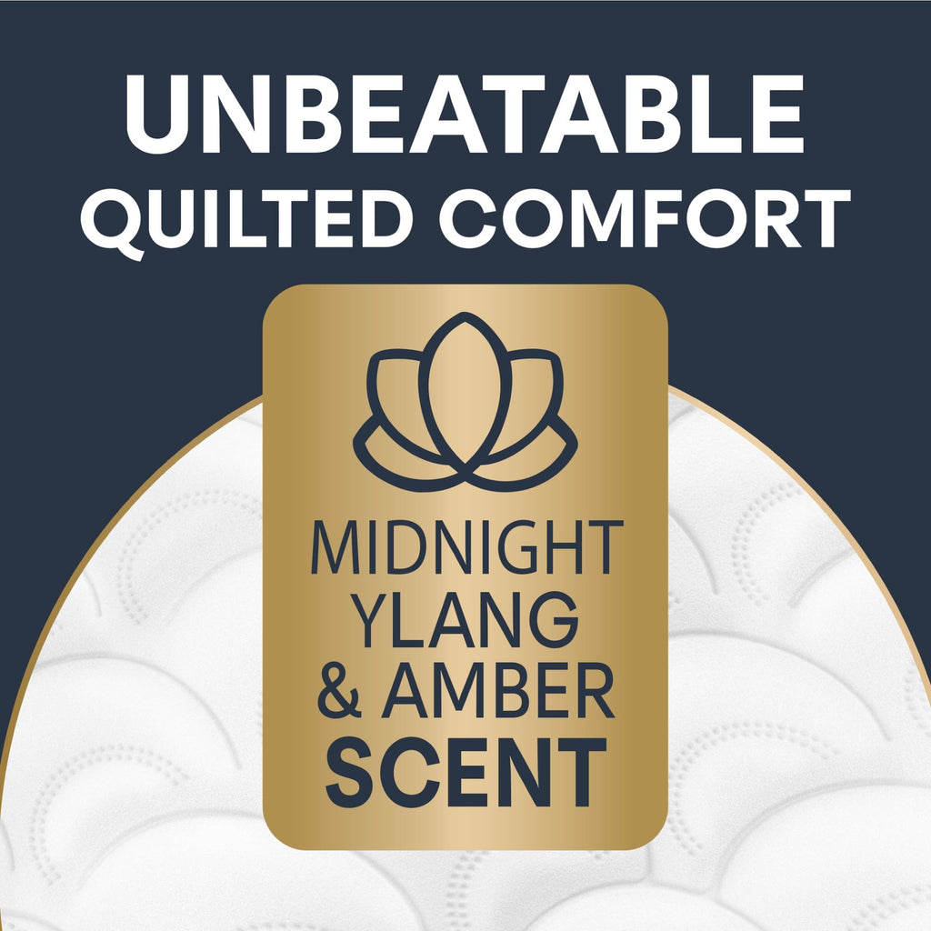 Andrex Ultimate Quilt Toilet Roll 36 Rolls - Midnight Ylang & Amber, 3-Ply, Soft Thick Sheets, Bulk Buy, FSC Certified - Damaged Box
