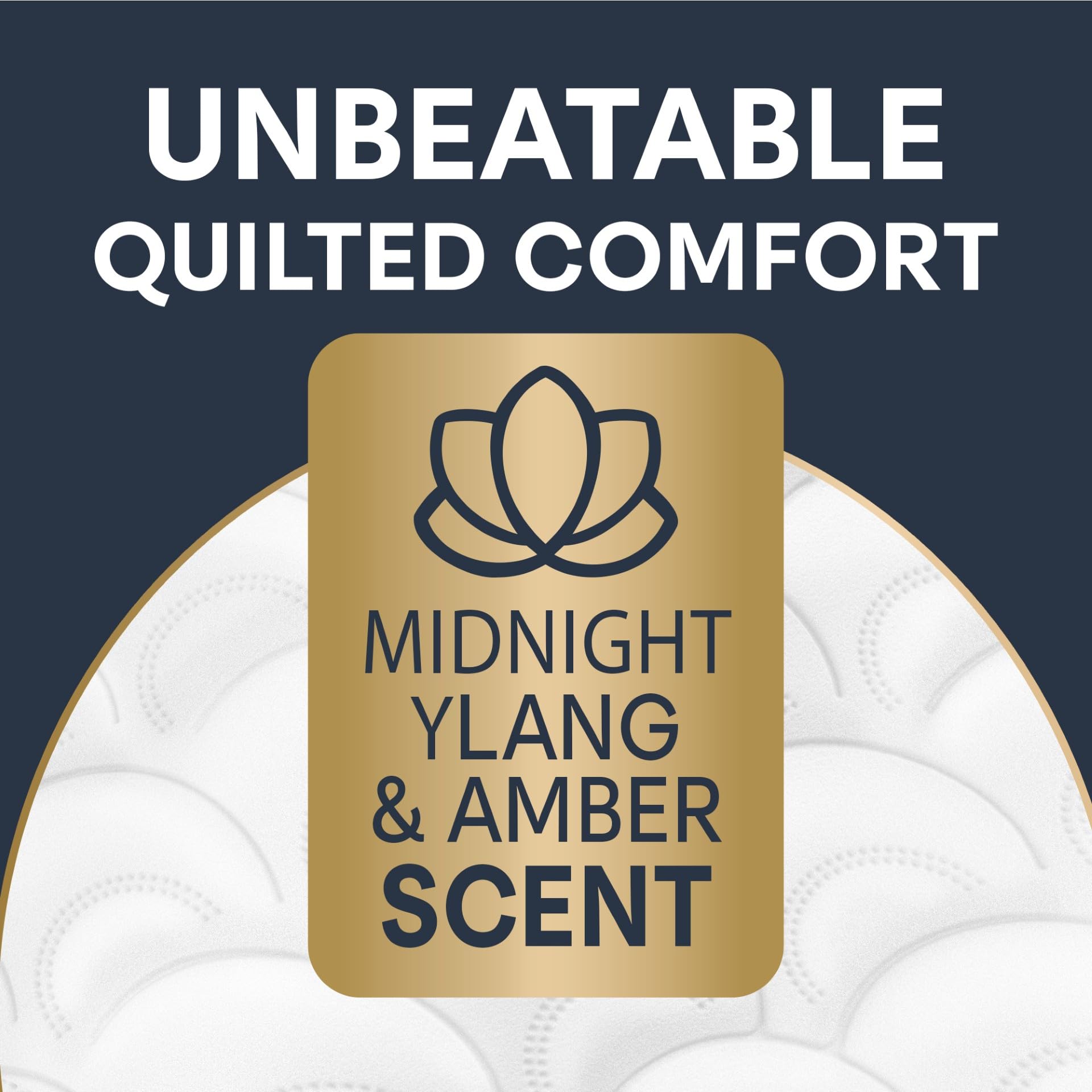 Andrex Ultimate Quilt Toilet Roll 36 Rolls - Midnight Ylang & Amber, 3-Ply, Soft Thick Sheets, Bulk Buy, FSC Certified - Damaged Box