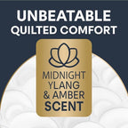 Andrex Ultimate Quilt Toilet Roll 36 Rolls - Midnight Ylang & Amber, 3-Ply, Soft Thick Sheets, Bulk Buy, FSC Certified - Damaged Box