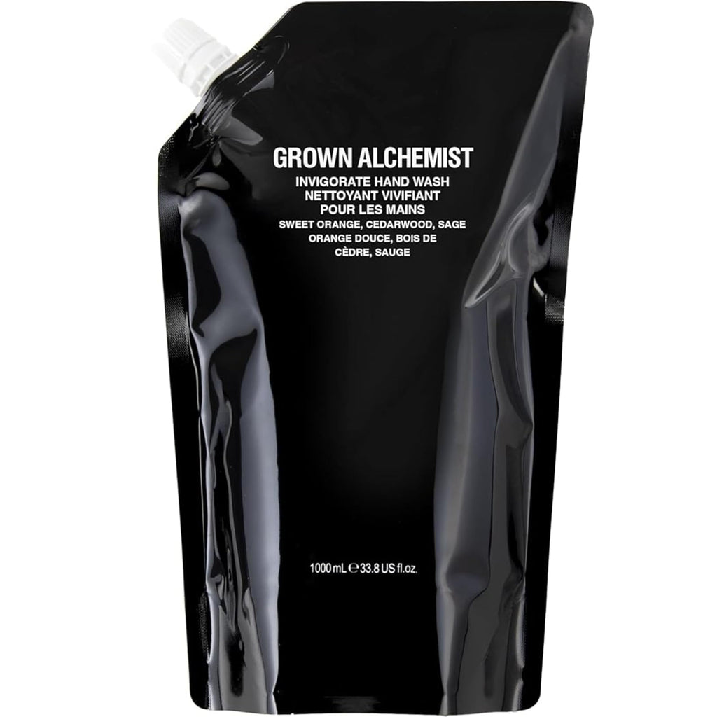 Grown Alchemist Invigorate Luxury Hand Wash - Orange, Cedarwood, Sage, Organic Hand Soap - Natural Vegan Bioactive Botanicals for Sensitive Skin, Moisturising, Hydrating - Liquid Gel Handwash 300 ml - New