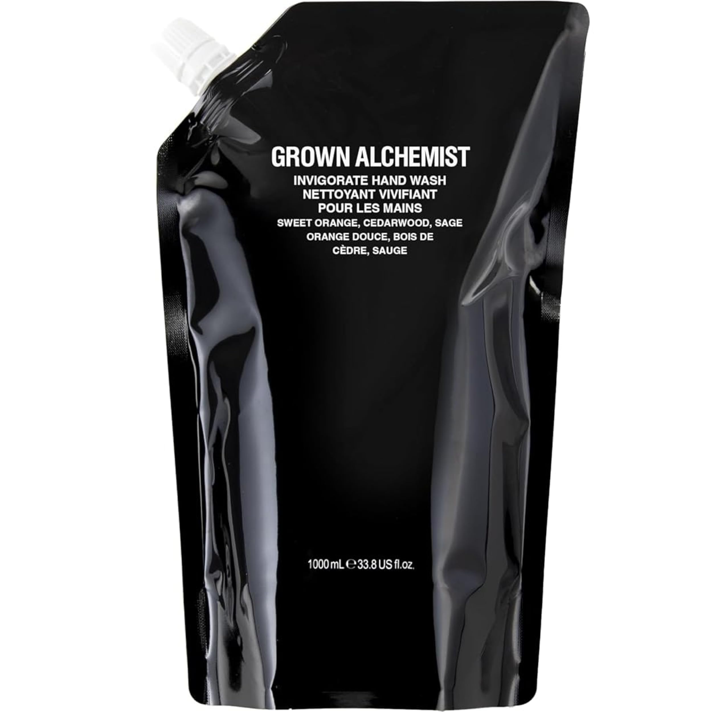 Grown Alchemist Invigorate Luxury Hand Wash - Orange, Cedarwood, Sage, Organic Hand Soap - Natural Vegan Bioactive Botanicals for Sensitive Skin, Moisturising, Hydrating - Liquid Gel Handwash 300 ml - New